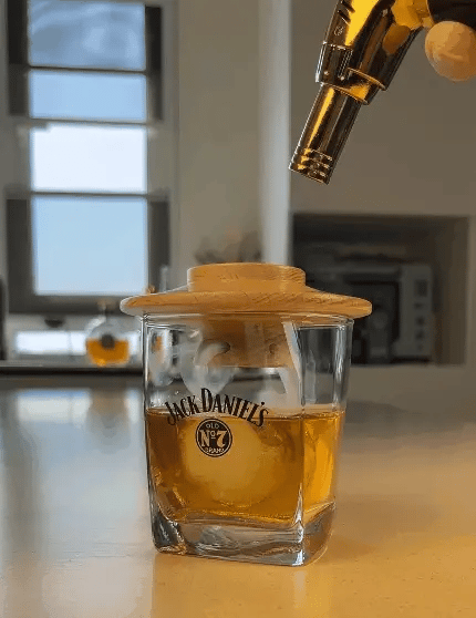 Ahşap Kokteyl Tütsüleme Seti