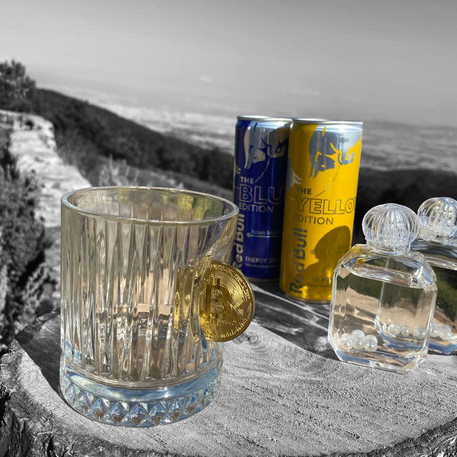 Ekantex Kristal Bitcoin Viski Bardağı
