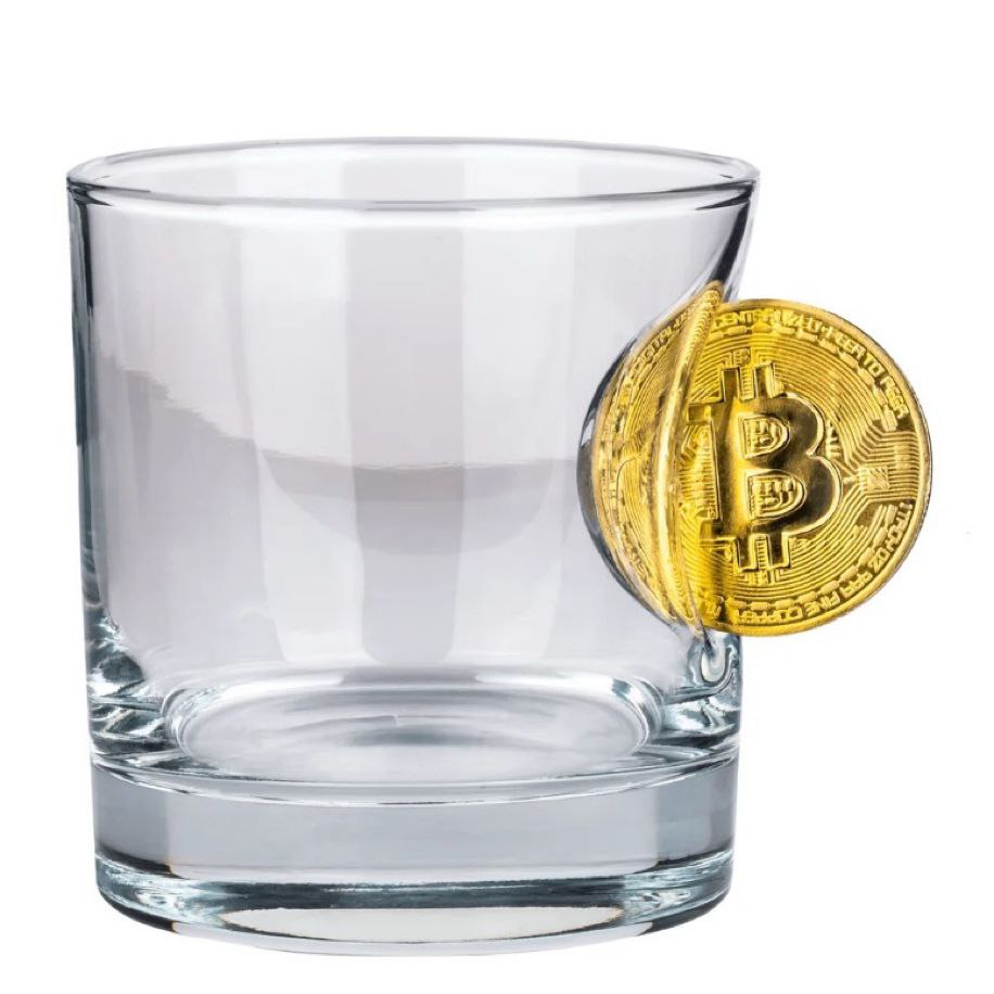 Ekantex Bitcoin Viski Bardağı