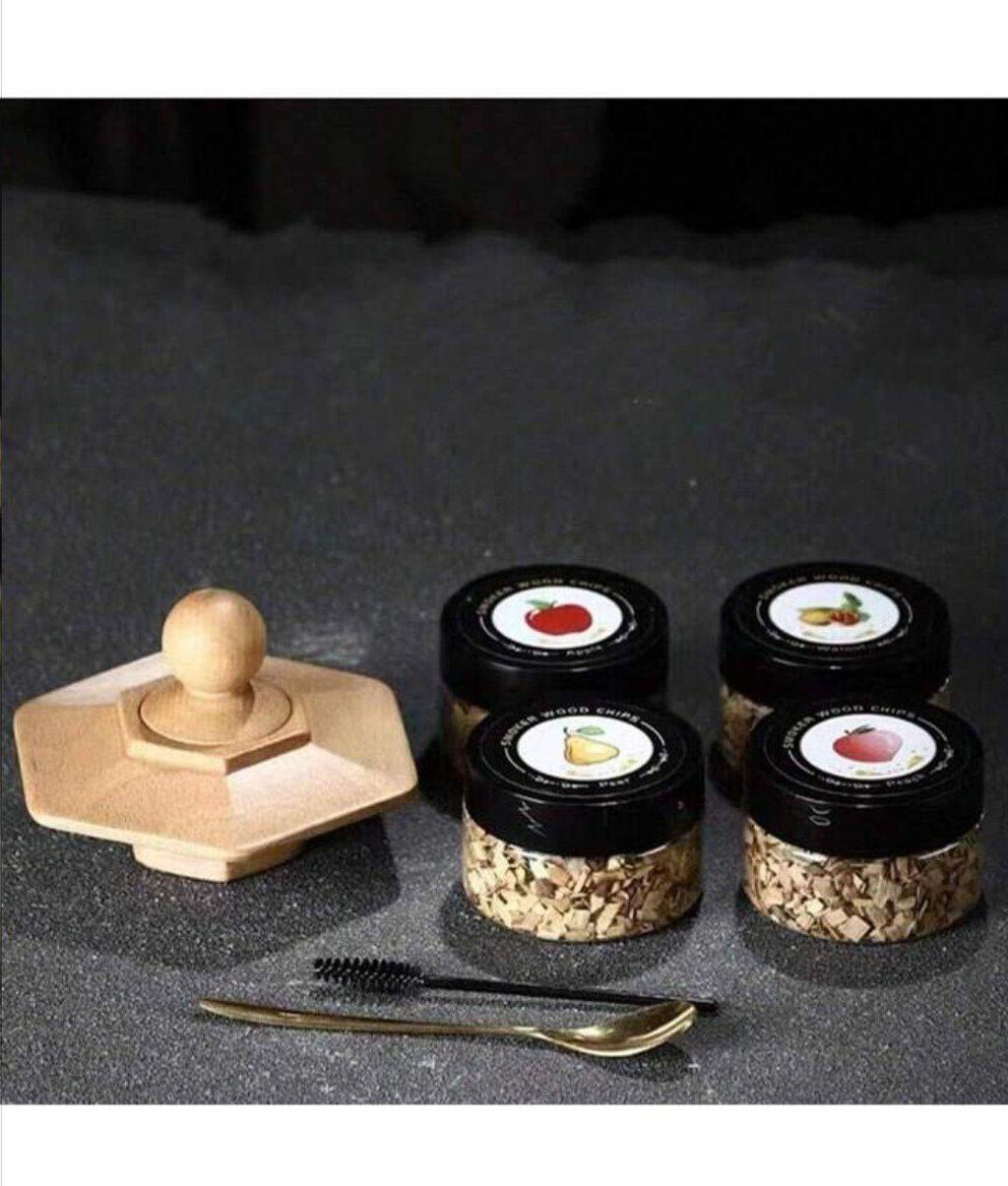 Ahşap Kokteyl Tütsüleme Seti